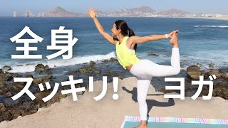 【毎朝10分】初心者も安心！説明少なめでスッキリ朝フローヨガ  Wellness To Go by Arisa [upl. by Asiak]