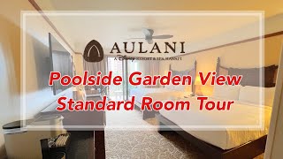 Disney Aulani POOLSIDE GARDEN View Room Tour Oahu Hawaii Ko Olina Standard Room Resort amp Spa [upl. by Layne]