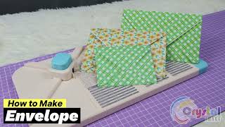 Envelope Punch Board Fold Tabs Creasing Paper Embosser Shaper Scoring Board Crafting Tool [upl. by Tram]