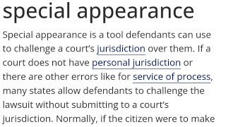 Challenging jurisdiction In propria persona sui juris making special visitation special appearance [upl. by Allbee]