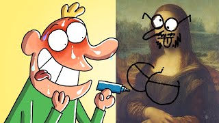 Drawing On Pictures In Real Life 😂  Cartoon Box 371  by Frame Order  Hilarious Cartoons [upl. by Fesoj]