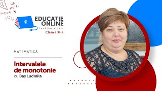 Matematică Clasa a XIa Intervalele de monotonie [upl. by Dyche]