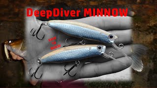 MINNOW DeepDiver AUTOCOSTRUITO  Come costruire un ESCA in LEGNO in modo semplice a casa [upl. by Lahcar]