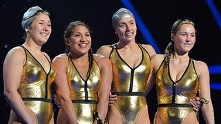 Aquabatique water ballet  Britains Got Talent 2012 Live Semi Final  International version [upl. by Adamski116]