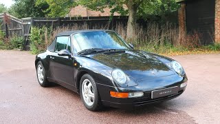 1994 Porsche 911 Carrera Cabriolet RHD [upl. by Gideon242]