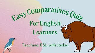 Easy Comparatives Quiz for English Learners  Superlative Adjective Games and Activities for ESL [upl. by Avir898]