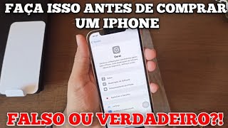 Como saber se o iPhone é original ou falso  dicas antes de comprar um seminovo [upl. by Ruff]