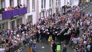 130th Durham Miners Gala 12th July 2014  Fishburn [upl. by Annis]