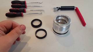 How to Easily Install Hydraulic Cylinder Rod Seal Using Seal Installer Tool [upl. by Acirre]