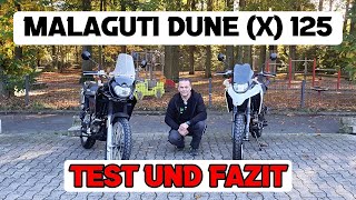 MALAGUTI DUNE amp DUNE X 125 Produktvorstellung  Test amp Review  Fazit Euro 5 2021 DE HD [upl. by Melissa]