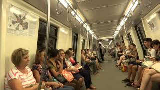 Ride on the metro in Bucharest Romania [upl. by Eves]