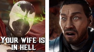 Mortal Kombat 11  Spawns Most SAVAGE Intro Dialogues [upl. by Artemas]