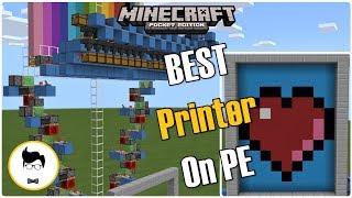 Minecraft PE FULLY WORKING PRINTER 1000 Subscriber Special PEXboxWindows10Switch [upl. by Naujak32]