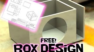 Free Sub Box Design 12quot Sub 25 Cubic Ft at 34 HZ [upl. by Devinne347]