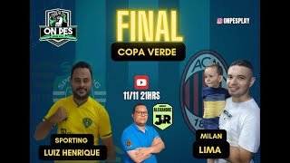 🔥 GRANDE FINAL  COPA VERDE  LIGA ON PES  LUIZ HENRIQUE 🆚 LIMA  EFOOTALL 25 [upl. by Drareg]