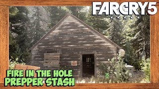 Far Cry 5 Fire in the Hole Prepper Stash Location [upl. by Balkin]