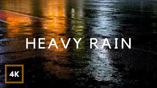 HEAVY RAIN at Night 10 Hours for Sleeping Relax Study insomnia Reduce Stress Heavy Rain Sounds [upl. by Danuloff596]