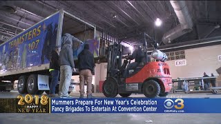 Mummers Prepare For New Years Celebration [upl. by Noirod504]