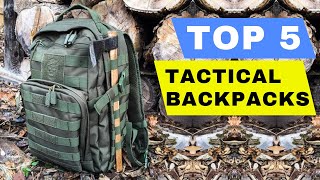 TOP 5 BEST TACTICAL BACKPACK 2024 ON AMAZON FOR EDC amp EVERYDAY USE  TACTICAL BACKPACK REVIEW [upl. by Lustig]