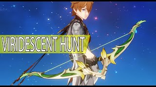 HOW TO GET VIRIDESCENT HUNT BOW Genshin Impact [upl. by Yltneb]