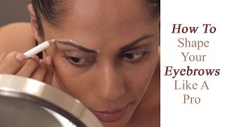 Eyebrow Basics  How To Find The Right Shape Of Your Eyebrows  Glamrs [upl. by Dnalwor]