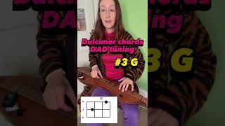 Dulcimer chords in DAD tuning 3 G  FREE chord chart mountaindulcimer dulcimer chords [upl. by Aniretake697]