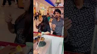 Aunty reaction 😂 wait for end 🤣 auntyprank nazimprank funny [upl. by Johnsten]