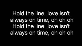 Toto  Hold the line lyrics [upl. by Narba]