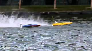 RC Powerboat Racing Crash Compilation [upl. by Kerrin]