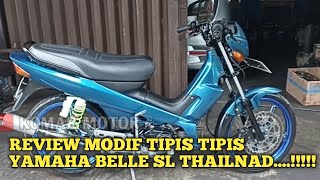 REVIEW MODIF TIPIS² YAMAHA BELLE SL THAILAND sigma ayam jago [upl. by Inar]