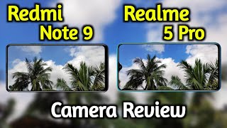 Redmi Note 9 VS Realme 5 Pro Camera Comparison [upl. by Mailiw]