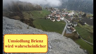 Brienz GR  Umsiedlung wahrscheinlicher geworden  Infos aus der Medienkonferenz [upl. by Aulea]