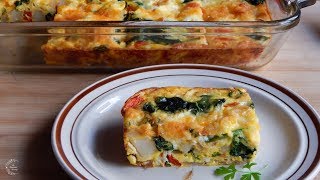 Easy Frittata Recipe  Breakfast Recipes  The Sweetest Journey [upl. by Yrailih572]