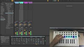 COMO CRIAR UM LOOP SIMPLES NO ABLETON USANDO CONTROLADOR MIDI  ARTURIA MINILAB MK2 [upl. by Jowett12]