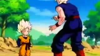 goten goes super saiyan for first time [upl. by Arnon]