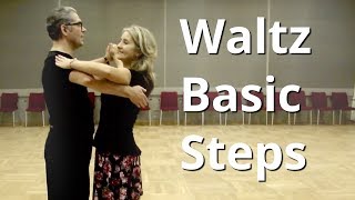 Waltz Basic Steps  Dance Lesson for Beginners [upl. by Julianne950]