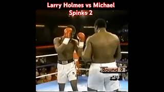 Larry Holmes vs Michael Spinks 2shorts [upl. by Ainedrag]