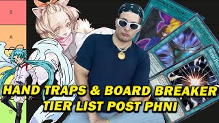 Best Handtraps amp Board Breakers Tier list POST PHNI yugioh yugiohcommunity [upl. by Rehm57]