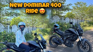 New Dominar 400 Ride😍 ​⁠MotovlogBikerBoyRimen [upl. by Amaj601]