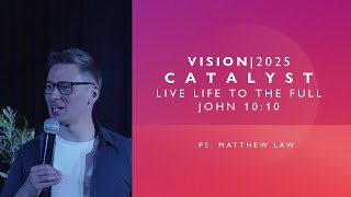 Catalyst  Ps Matthew Law 27th Oct 2024 10AM [upl. by Akiem413]