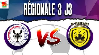 ⚽R3 3e JOURNEE  JUVENIS VS AS NENUPHARS [upl. by Yotal362]