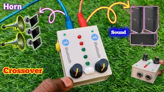 Crossover 12 😍 How To Make 2 Way Crossover  How To Make Bluetooth Device  How to make Dj mixer [upl. by Eahcim902]