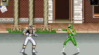 Mugen Green Ranger VS White Ranger [upl. by Femmine]