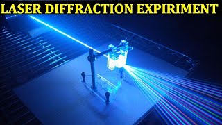 Experiment to Determine the Wavelength of light using laser diffraction [upl. by Adnawak803]