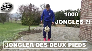 COMMENT JONGLER DES DEUX PIEDS  1000 JONGLES [upl. by Anibla]