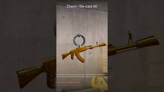 Charm die cast ak gold cs cs2 csgo counterstrike cs2clips shortvideo counterstrike2 ak [upl. by Acinoda432]