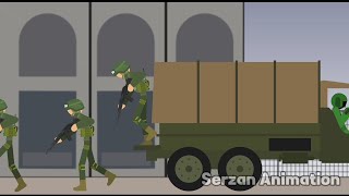 THE RAID  Brutal war PART 1  StickNodes  Stick Animation [upl. by Lumbard738]