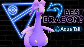 NEW AQUA TAIL GOODRA IS NOW A BEAST AND COMPETES FOR THE TITLE OF BEST DRAGON  PoGo PvP [upl. by Benjie88]