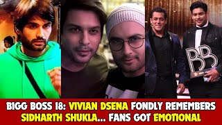 Biggboss 18 Vivian Dsena Remembered Sidharth Shukla  BB18 Lowest TRP  Ravi Kishan  Salman Khan [upl. by Lello]