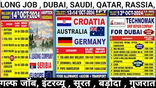 Gulf job vacancy lदुबई सऊदीकतर रसिया सेरीबिया जॉब l jobs2024​​ l croatia germany ljobvacancy​​ [upl. by Ennaj]